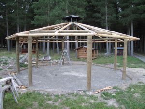 Another pergola build under way!