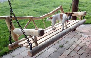 Lathe-turned poles can be put to many uses.